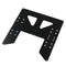 Black/Silver Aluminum Y Carriage Hot Bed Support Plate with Slider for 3D Printer