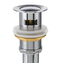Bathroom Sink Pop Up Drain Assembly Faucet Vessel Basin Sink Drain Stopper Strainer w/ Overflow
