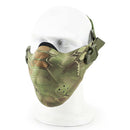 WoSporT Camouflage Half Face Mask For Airsoft CS Paintball Tactical Military Costume