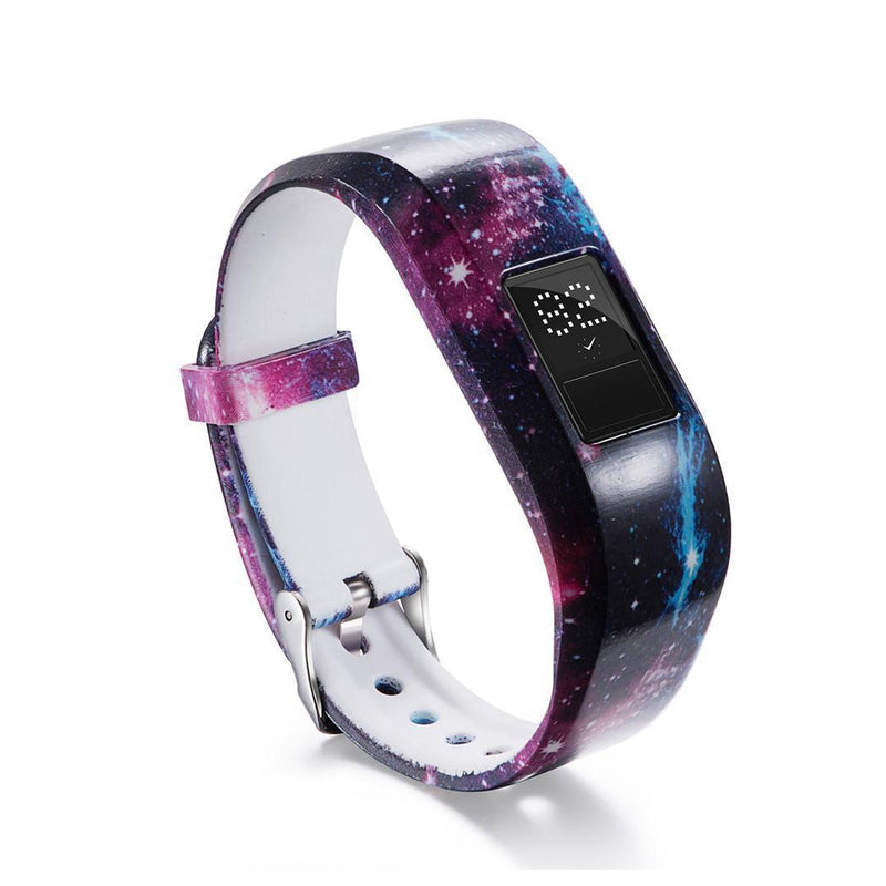 Bakeey Starry Sky Watch Band Replacement Silicone Strap for Garmin Vivofit JR Junior Tracker