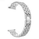 12mm Replacement Stainless Steel Diamond Wrist Watch Band Strap For Fitbit Versa