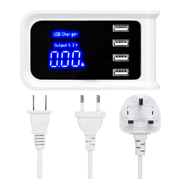 DL-CH19 4 USB Ports Intelligent Charger Charging Hub With LED Display
