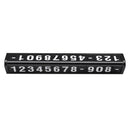 Universal Car License Plate Frame Phone Number Stop Plate Sticker  Luminous Temporary Parking Card Rotatable Hiding