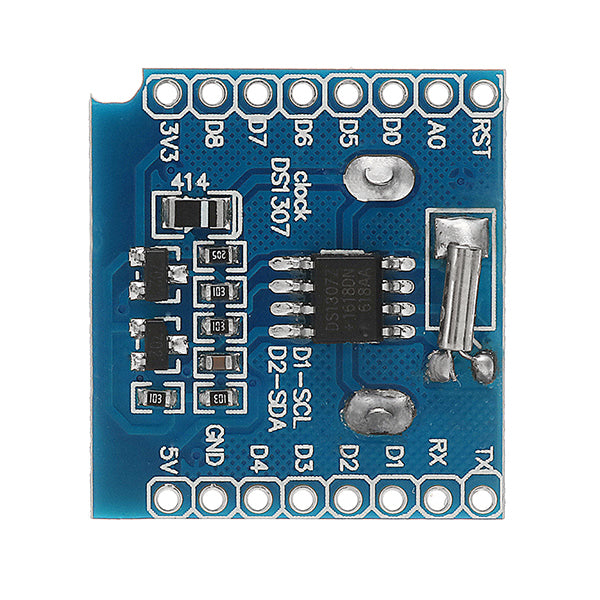 10Pcs LILYGO RTC DS1307 Real Time Clock + Battery Shield For WeMos D1 Mini Development Board