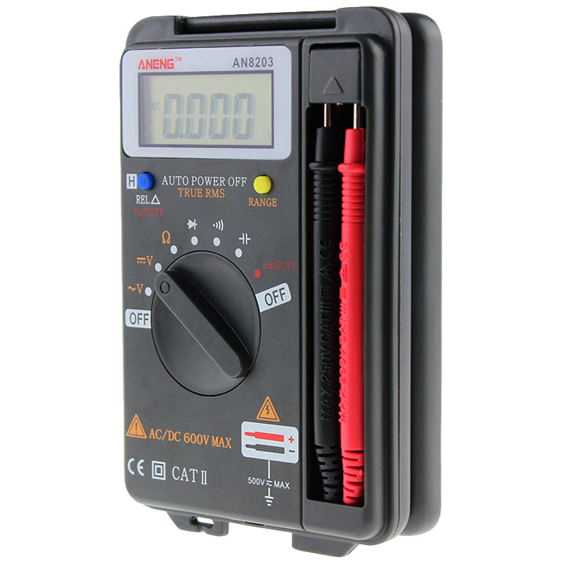 ANENG AN8203 4000 Counts True RMS Mini Digital Multimeter