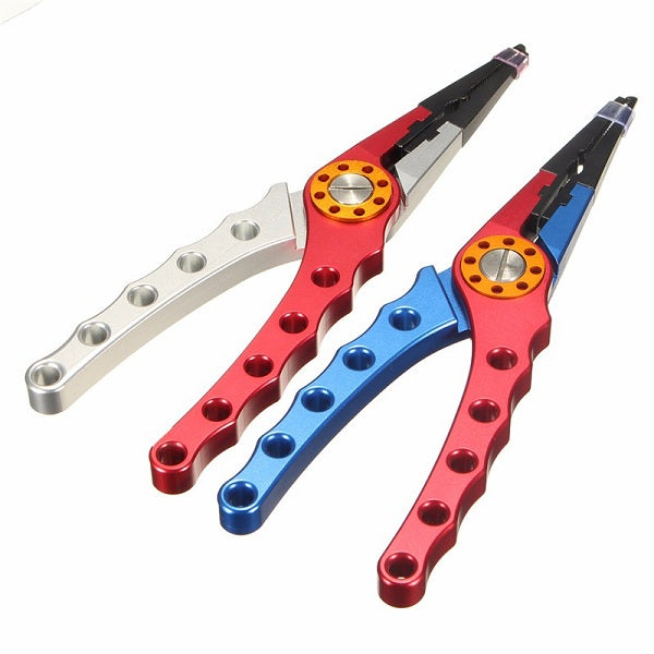 Aluminum Fishing Pliers Scissors Line Cutter Remove Hook Tackle Fishing Tool