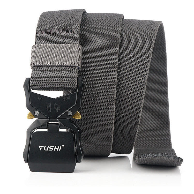 TUSHI NS6 125cm 3.8cm Quick Release Cobra Buckle 100D Nylon Tactical Waist Belts Business Belt