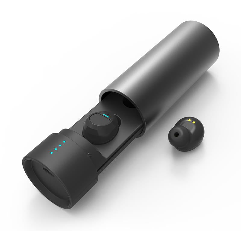 [True Wireless] TWS bluetooth Earphone Lightweigh Portable Stereo Headphones with Charging Box