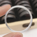 50pcs 25/27/30mm Round Coins Holders Storage Container Display Cases Wooden Box