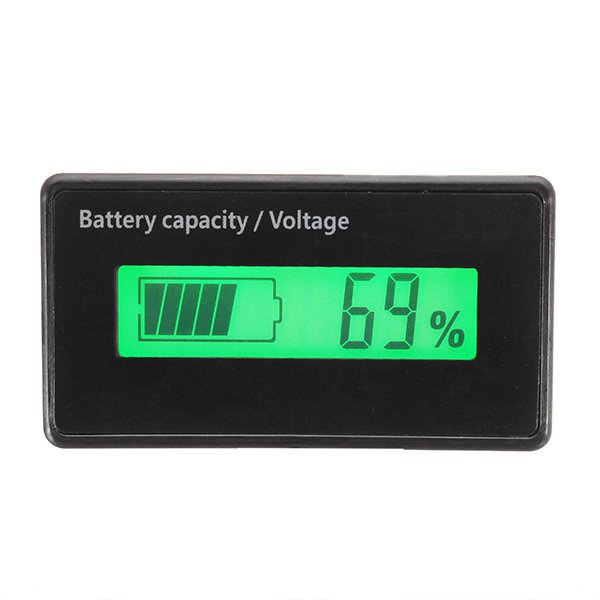 GY-6H 12V 24V 36V 48V Lead Acid Battery 2-15S Lithium Battery Capacity Indicator Digital Voltmeter