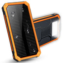 Waterproof 8000mAh Portable Solar Charger Dual USB Battery Power Bank