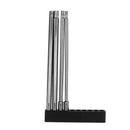 Broppe 4Pcs 150mm H3-H6 Hex Head Screwdriver Bit 1/4 Inch Hex Shank Magnetic Screwdriver Bits