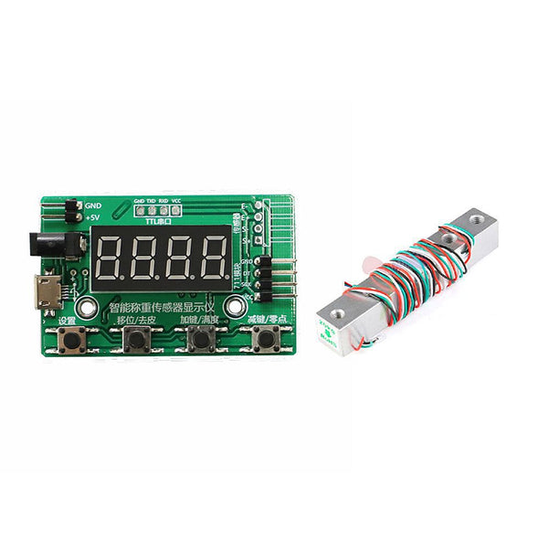 HX711 Load Cell AD Module Weight Sensor with Digital Display Electronic Scale Weighing Pressure Sensor 1KG 5KG 10KG 20KG