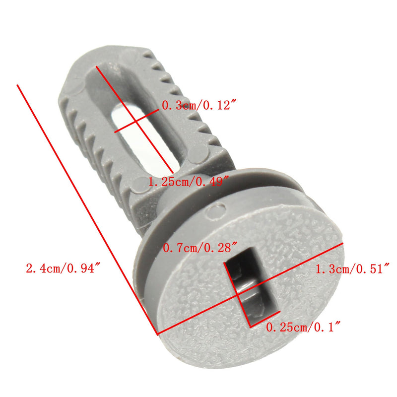 10pcs Plastic Dash Cover Boot Lining Trim Clips For BMW E30 E36 E46 E60 E83 E93