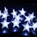 KCASA 3M 30 LED Frosting Star String Lights LED Fairy Lights for Festival Christmas Halloween