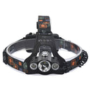 XANES 2712-2 1000 Lumens T6+2XPE Led Bicycle  Headlight 180  Rotation Outdoor Sports HeadLamp