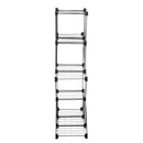 66*22*86 cm Balcony Metal Flower Plant Standing Rack Foldable Corner Shelf Display Save Kitchen Storage Organizer Holders