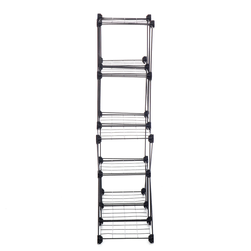 66*22*86 cm Balcony Metal Flower Plant Standing Rack Foldable Corner Shelf Display Save Kitchen Storage Organizer Holders