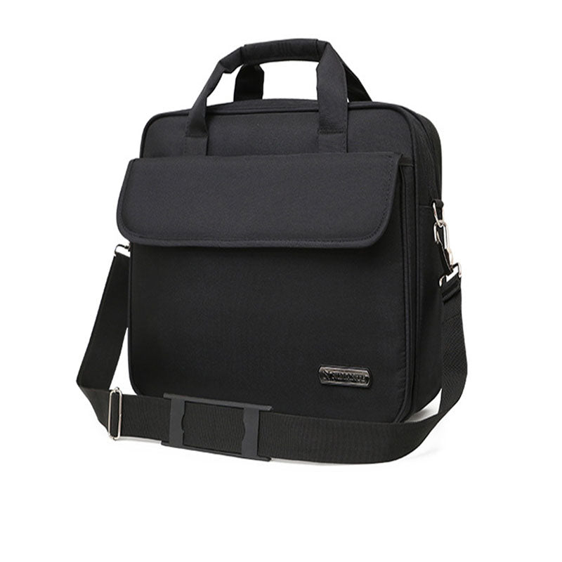 15.6" Inches Portable Laptop Computer Bag Shoulder Messenger Briefcase Carrying Handle Zipper Bag Multifunctional briefcase