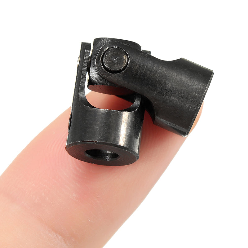 4mm to 4mm Black Joint Coupling Iron Small Cross Universal Joint Coupling