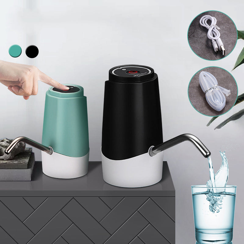 USB Electric Automatic Water Dispenser Pump Portable Rechargeable Gallon Bottle Drinking Machine Button Switch Pump