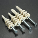 10Pcs Nylon Plate Board Cavity Wall Plug Fixing Speed A Anchor With Screws