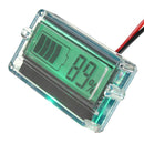 Waterproof LCD Battery Capacity Tester Indicator 12V Lead Acid Lithium