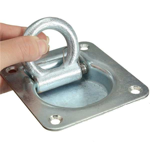 Lashing Ring Embedd Pull-tab Trailer Truck Load Cargo Tie Down Eye Trap