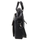 Ourdoor Men Leather Travel  Business Briefcase Laptop Messenger Shoulder Bag