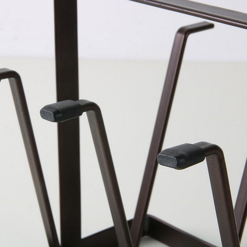 Cups Drain Kitchen Storage Rack Mug Glass Drinkware Display Organizer Holder