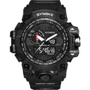 SYNOKE 9401 Sport Men Digital Watch 5ATM Waterproof Dual Time Luminous Display Dual Display Watch