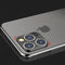 Bakeey HD Clear Tempered Glass Phone Lens Protector + Black Metal Circle Ring Phone Lens Protector for iPhone 11 Pro 5.8 inch