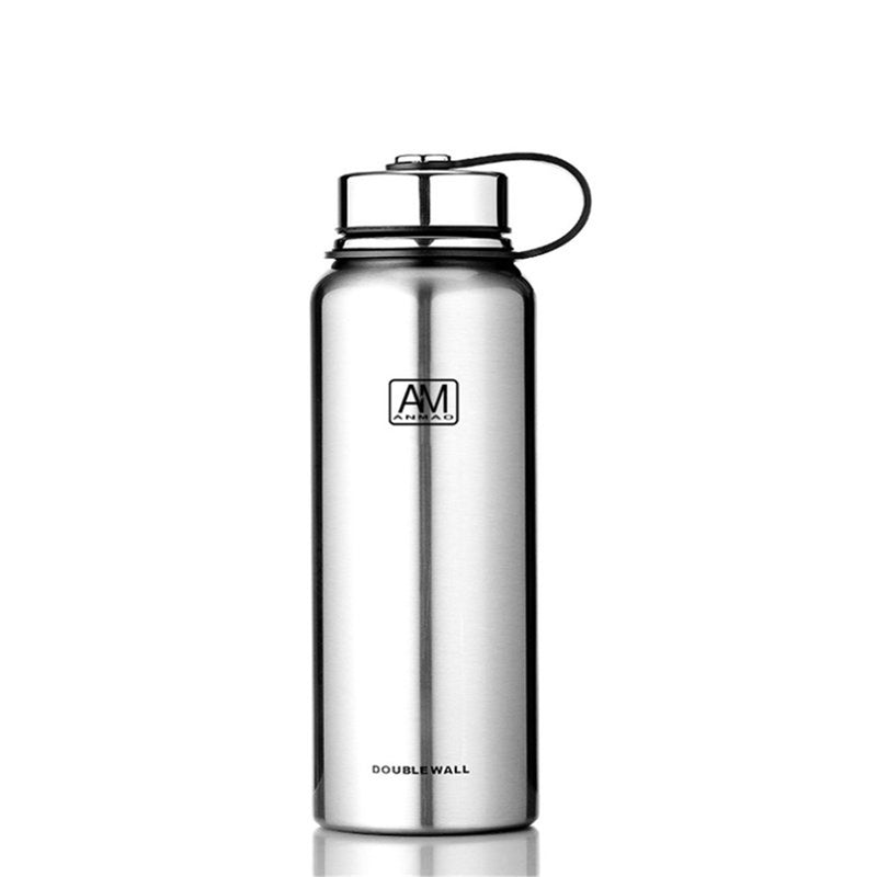 1500ml Outdoor Portable Vacuum Insulated Water Bottle Double Walled Stainless Steel Drinking Cup Sports Travel