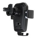 Universal Qi Wireless 10W Fast Charge Gravity Linkage Auto Lock Car Air Vent Holder for Mobile Phone