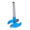 Drillpro 1/4*1-3/8 Inch T Slot Router Bit Straight Shank T-Track Woodworking Cutter
