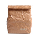 SANNE 6L Brown Paper Lunch Bag Reusable Box Sack Durable Insulated Thermal Kraft Paper Bag Snack