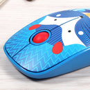 FD V8 Portable 2.4GHz Wireless Mouse Cute Cartoon Home Office Power Saving Silent Mouse 1000DPI Gaming Mouse for Windows 7 / 8 / 10 / Vista XP Mac