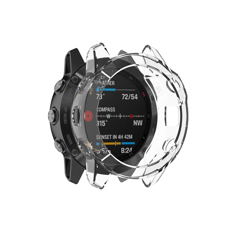 Bakeey TPU Transparent Watch Case Protector for Garmin fenix 6S Smart Watch