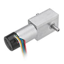 Machifit JGY-370 DC 24V Double Shaft Motor Reduction Gear Turbine Worm Self-locking Low Speed Motor