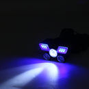 BIKIGHT TD118 2500LM 5LED Rechargeable White Red Blue Light LED Headlamp Headlight Head Torch Flashlight Work Light With 18650 Battery Kit