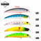 SesKnight SK040 5pcs/lot 9.5g 70mm Sinking Fishing Lure Minnow Fishing Hard Baits VMC Hook Salt Water