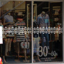 Miico XL5011 Window Lace Sticker Mirror Sticker Modern Glass Sticker Store Decoration Sticker Wall Sticker