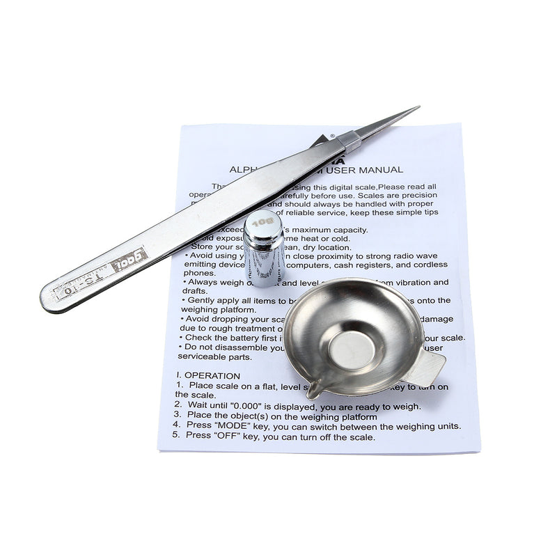 20g 0.001g Stainless Steel Jewelry Digital Pocket Scale Weight Electronic Gram