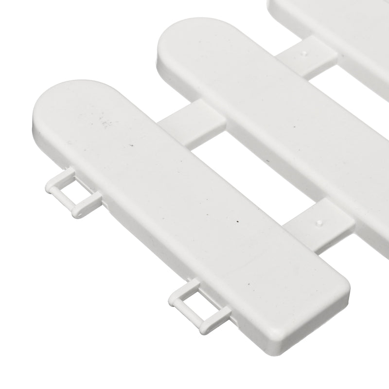 12pcs Flexible Garden Lawn Grass Edging Picket Border Panel Plastic Wall Fence Board