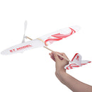ZT Model 20Inches Assembly Elastic Rubber Band Powered DIY Foam Plane Kit Aircraft Model Educational Toy