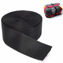 5cmx10m Black Nylon Fabric Webbing Tape For Making Strapping Belting Bag Strap