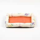 Loskii Summer Pet Cooling Mat Dog Mats Pet Bed for Puppy Teddy Cushion House
