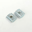 50pcs M4 T Sliding Nut Block for 2020 Aluminum Profile Zinc Coated Plate Aluminum Accessories