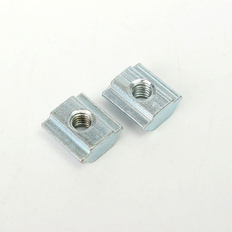 50pcs M4 T Sliding Nut Block for 2020 Aluminum Profile Zinc Coated Plate Aluminum Accessories