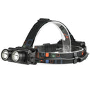 XANES 2602 1200LM 2T6 Led Bicycle Headlamp Telescopic Zoom Running Camping Adjustable 4 Modes